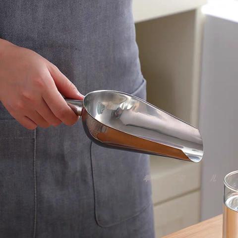 Dụng cụ xúc đá - xẻng xúc đá inox không gỉ, Dài 21cm